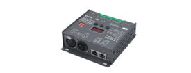 905  5Ch 5A CV DMX Decoder, 600W Max.Power, XLR & RJ45 Port, 8/16bit Grey level, Self testing, IP20.